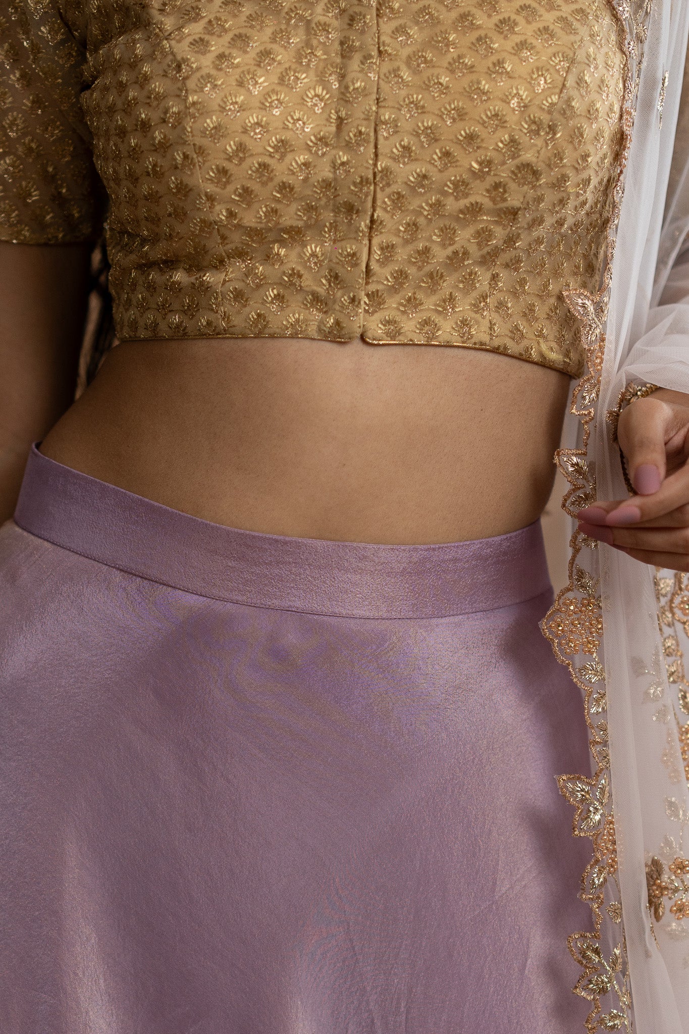 Lavender Airy Organza Skirt