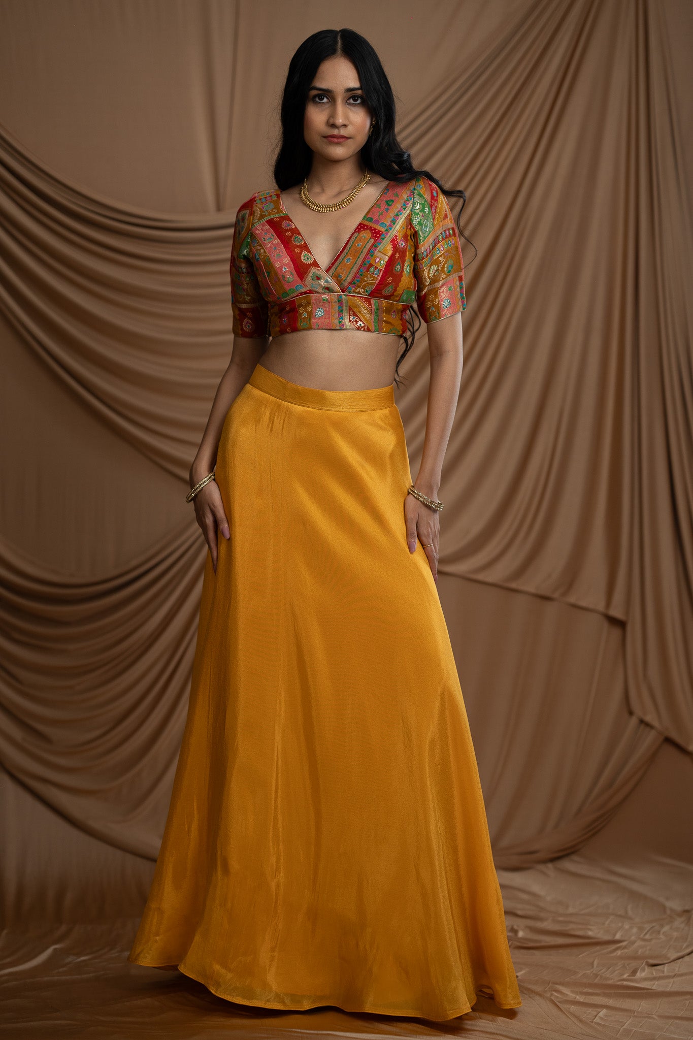 Yellow Shimmery Tissue Skirt